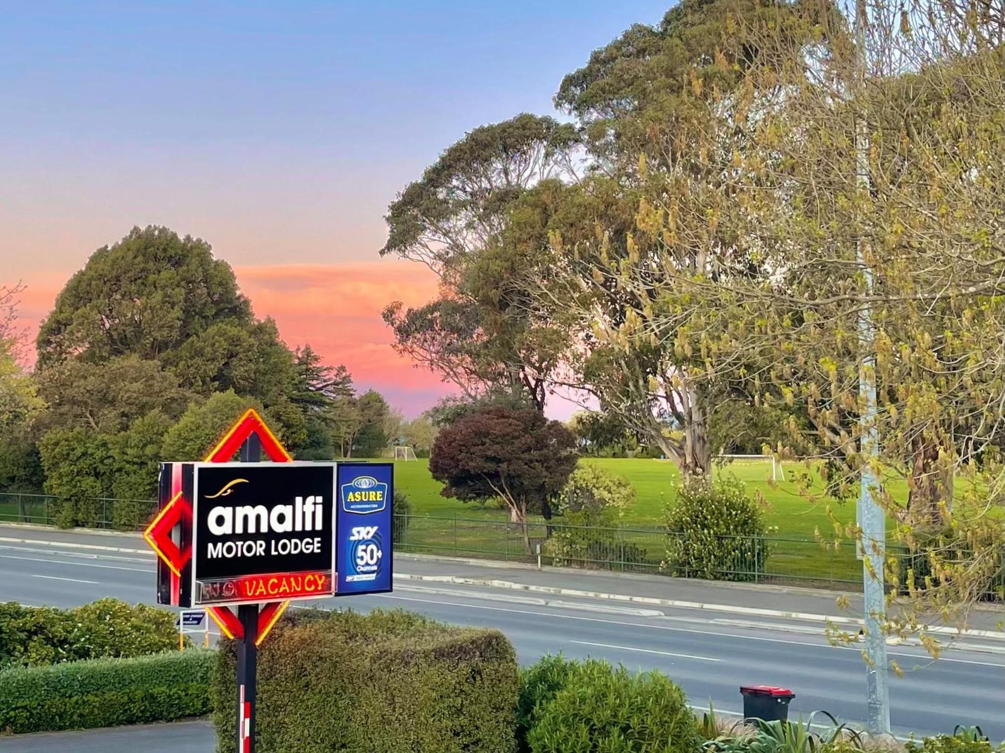 Amalfi Motor Lodge Christchurch Kültér fotó